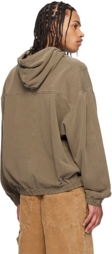 Sweatshirt ISABEL MARANT Isabel Marant Yanis Quarter-Zip Hoodie Grøn | 25PSW0155HA-C1G05H, 2