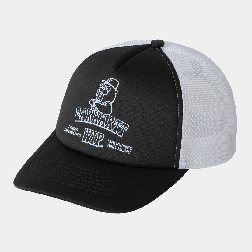 Kasket Carhartt WIP Sandwich Trucker Cap Sort | I035278_4