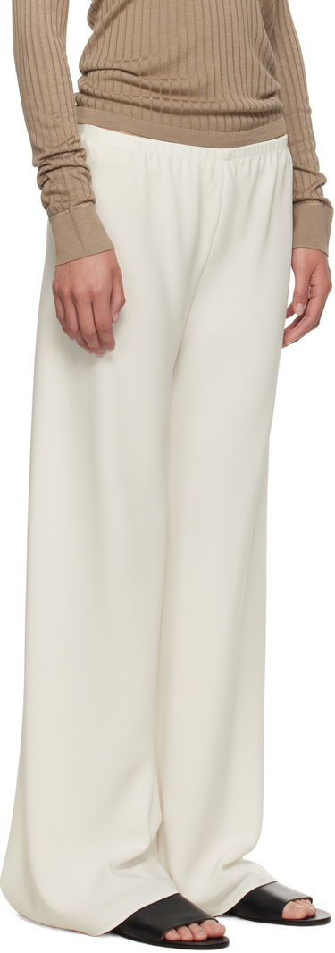 Bukser The Row Gala Wide Leg Trousers Hvid | 1766-W1968, 4