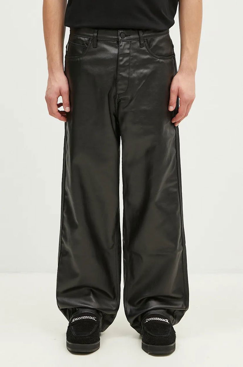 Bukser Pleasures Latex Formula Trousers Sort | P24F039