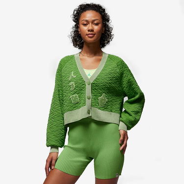 Sweater Jordan UNION x Bephies Beauty Supply Women's Cardigan Grøn | FD4250-377, 1