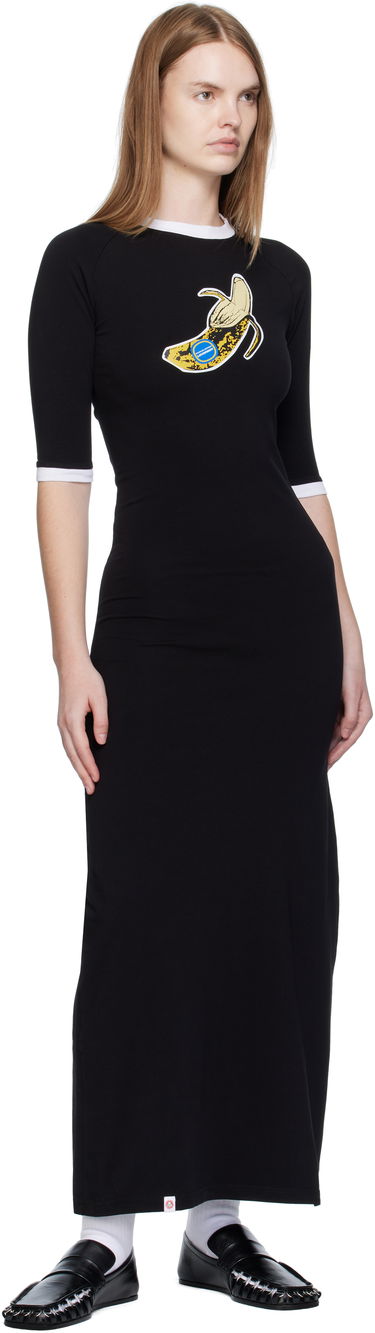 Kjole Charles Jeffrey Loverboy Charles Jeffrey LOVERBOY Raglan Baby Tee Midi Dress Sort | 52060401, 3