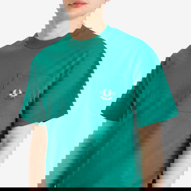 T-shirt Fred Perry Relaxed Fit 1952 Pocket T-Shirt, Size Large Grøn | M9827-X87, 4