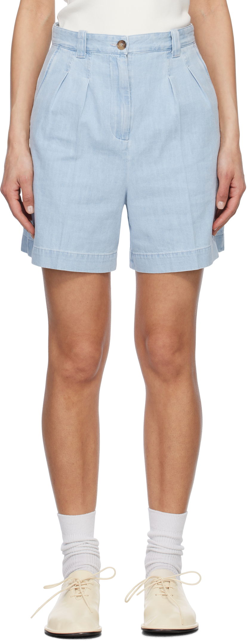 Shorts A.P.C. A.P.C. Nola Denim Shorts Blå | COGXX-F10201