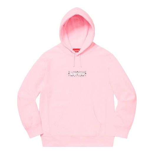 Sweatshirt Supreme Bandana Box Print Hoodie Lyserød | SUP-FW19-10831, 0