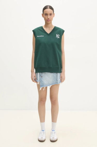 Tanktop Sporty & Rich Yankees Serif V-Neck Vest Grøn | ST045505300GR10, 4