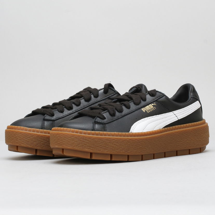 Sneakers og sko Puma Platform Trace L Wn's black - white Sort | 366109 01
