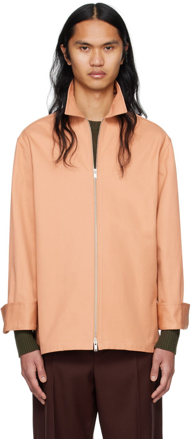 Skjorte Jil Sander Zip Shirt Lyserød | J22DL0178_J45217, 0