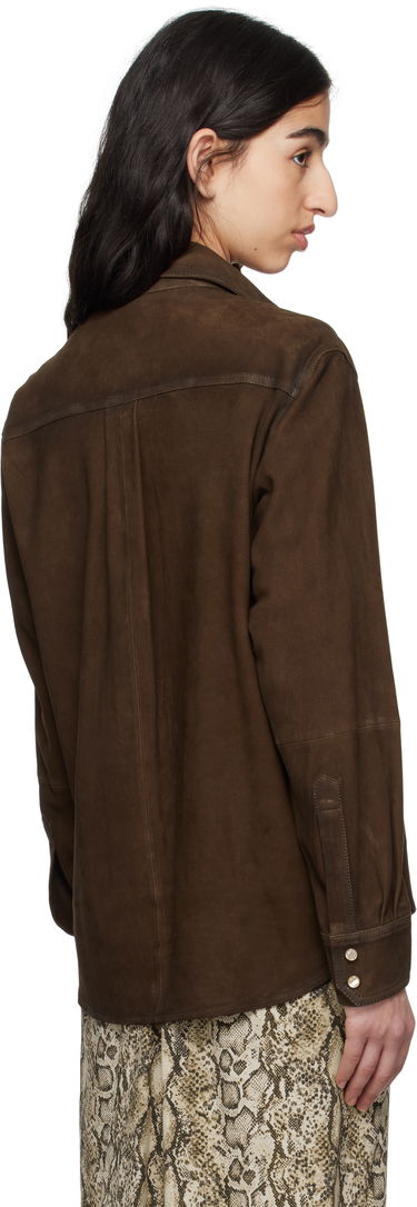 Skjorte ISABEL MARANT Isabel Marant Danisia Suede Shirt Brun | CH0231FA-C2B03I, 2