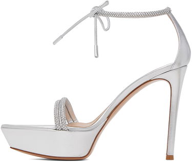 Sneakers og sko Gianvito Rossi Gianvito Rossi Burma Platform Heeled Sandals Metalisk | G61724.85RIC.BNS, 2