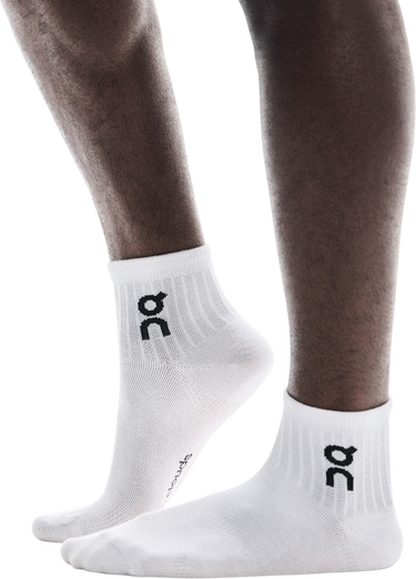Sokker On Running Running Logo Mid Socks Hvid | 2uf10520069, 0