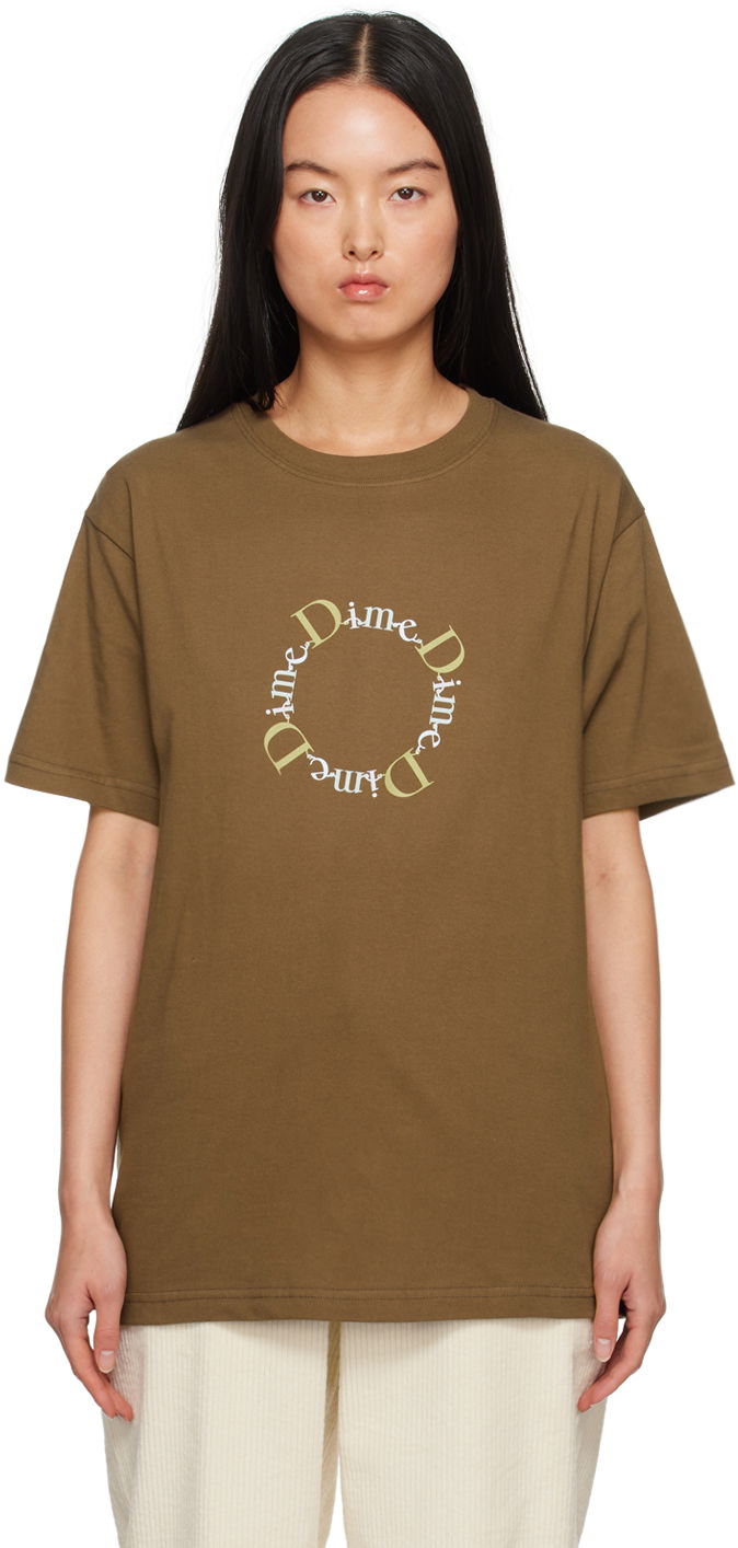 T-shirt Dime BFF T-Shirt Brun | DIME23D2F28BRW, 0
