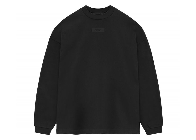 T-shirt Fear of God Core Collection L/S Tee Black Sort | 125SU244200F
