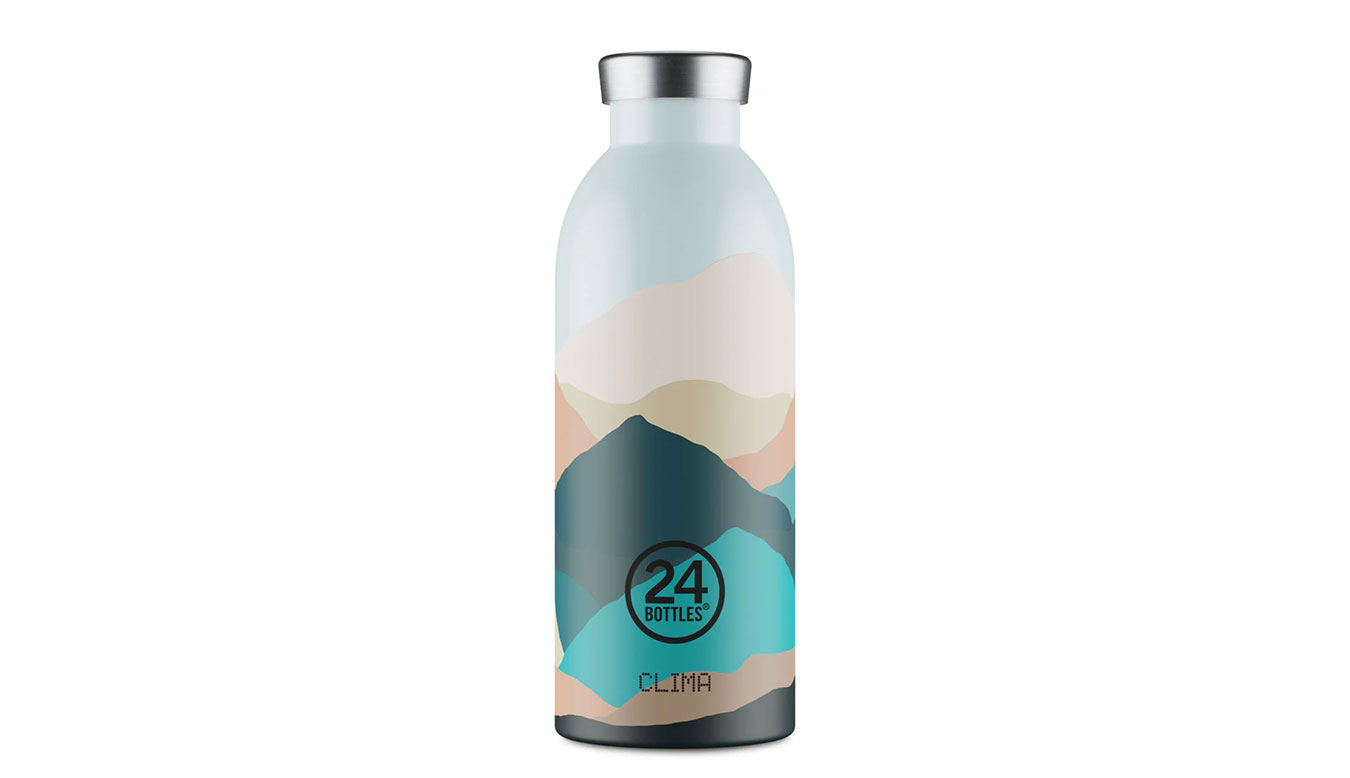 Drikkeflaske 24Bottles New Clima Bottle Mountains 500 ml Flerfarvet | CB_050_1857, 1
