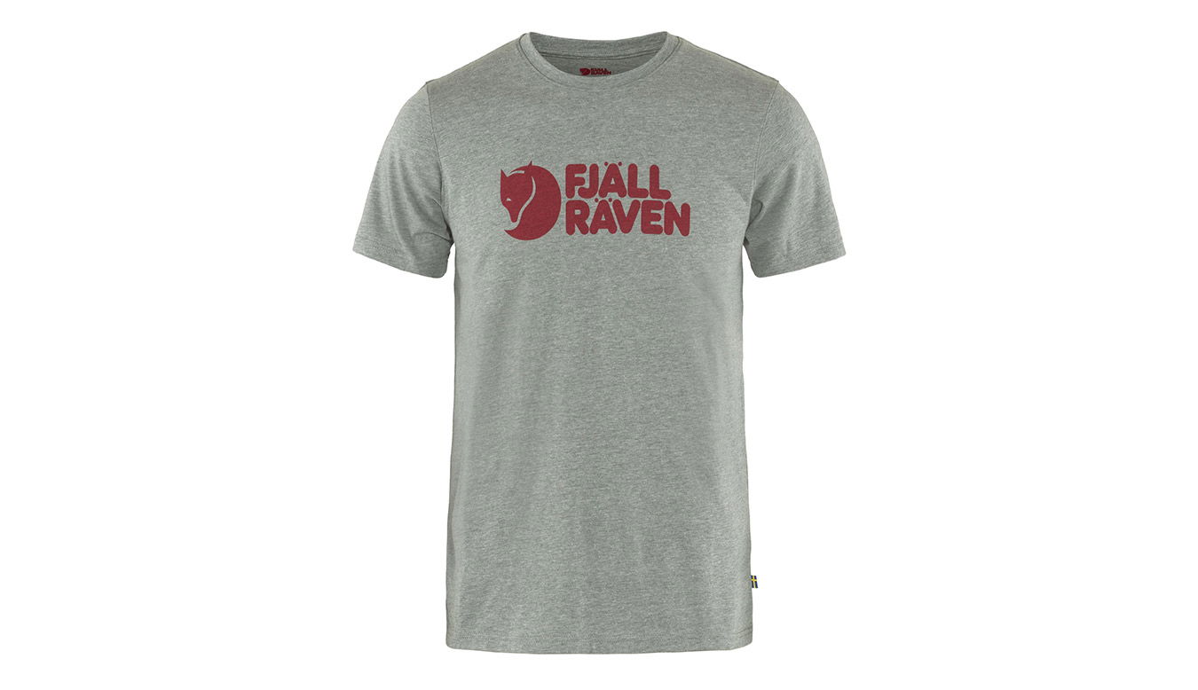 T-shirt FJÄLLRÄVEN Logo Grå | F87310-051, 0