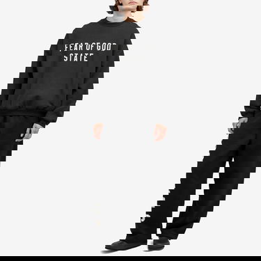 Sweater Fear of God Heavy Fleece Crew Sweatshirt Sort | 192BT246230F, 4