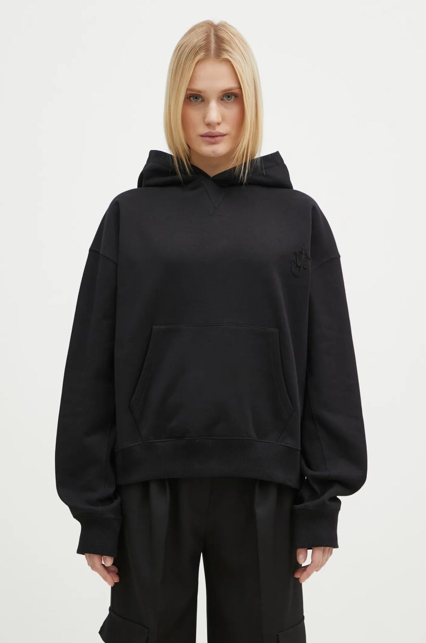 Sweatshirt JW Anderson JW Anderson Anchor Logo Hoodie Sort | JW0183.PG1631.999, 1