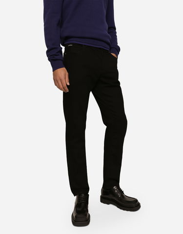 Jeans Dolce & Gabbana Regular-Fit Stretch Jeans Sort | GYJCCDG8GW6S9001, 3