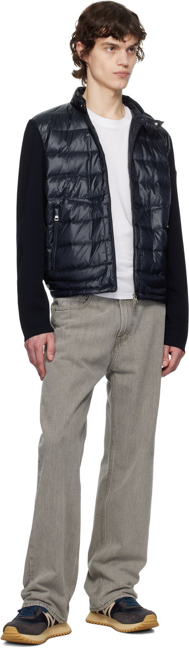 Tøj Moncler Moncler Pacey Suede Mørkeblå | K109A4M00210M4156, 4