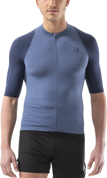 Jersey Compressport Trail Racing Postural Short Sleeve Top Blå | atsm4905122, 0