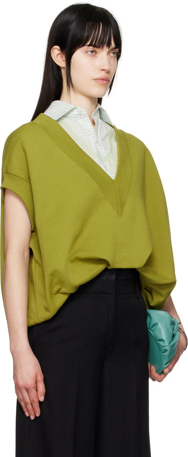 Sweater Dries Van Noten Dries Van Noten V-Neck Vest Sort | 251-011113-1610, 4