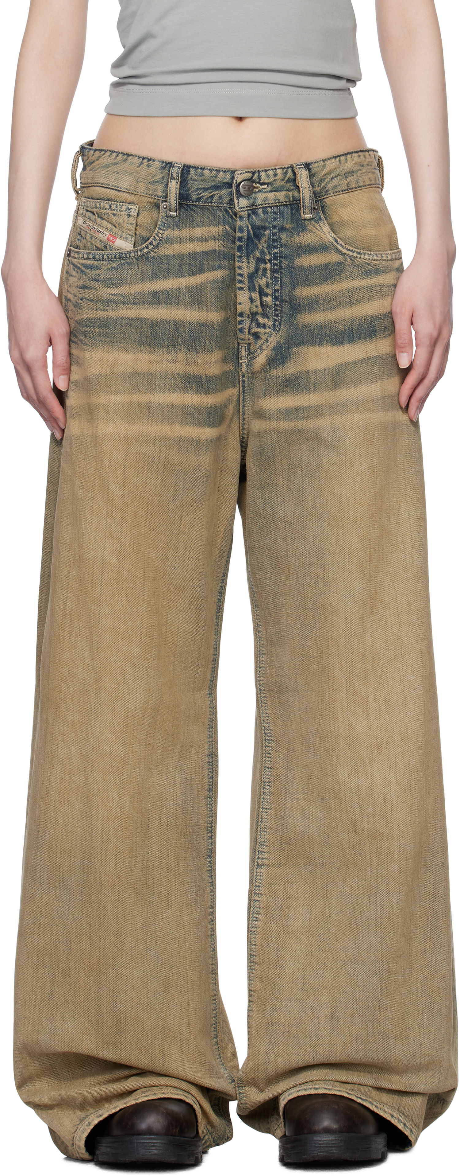 Jeans Diesel Diesel 1996 D-Sire Relaxed Jeans Brun | A06925 09L49, 0