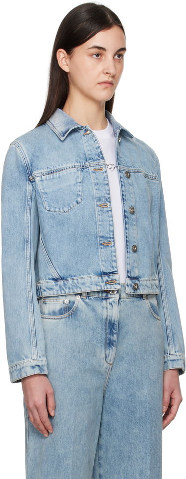 Jakke LANVIN Lanvin Short Denim Jacket Blå | RW-JA0301-D087-P25, 1