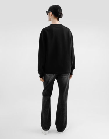 Sweatshirt Dolce & Gabbana Dolce & Gabbana DG Embroidered Jersey Sweatshirt Sort | F9S50ZGDCYCN0000, 2