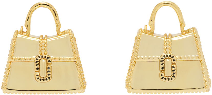 Øreringe Marc Jacobs Marc Jacobs 'The St. Marc' Handbag Earrings Metalisk | 2R3JER001J84