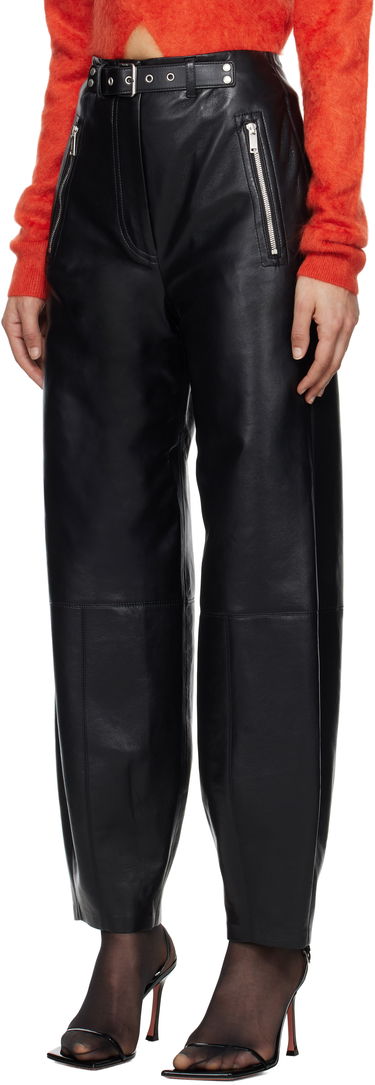 Bukser Nanushka Nanushka Jozefa Regenerated Leather Balloon Trousers Sort | NW25RSPA13699, 3