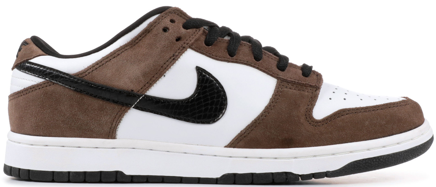 Sneakers og sko Nike SB SB Dunk Low White Black Trail End Brown Brun | 304292-102, 0