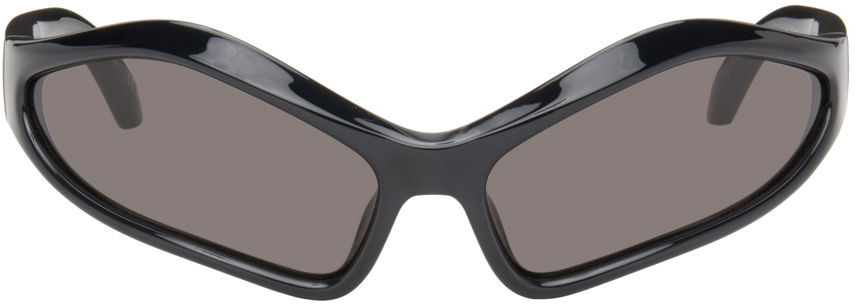 Solbriller Balenciaga Fennec Oval Sunglasses Grå | BB0314S, 0
