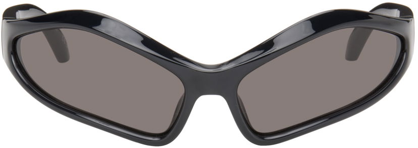 Solbriller Balenciaga Fennec Oval Sunglasses Grå | BB0314S