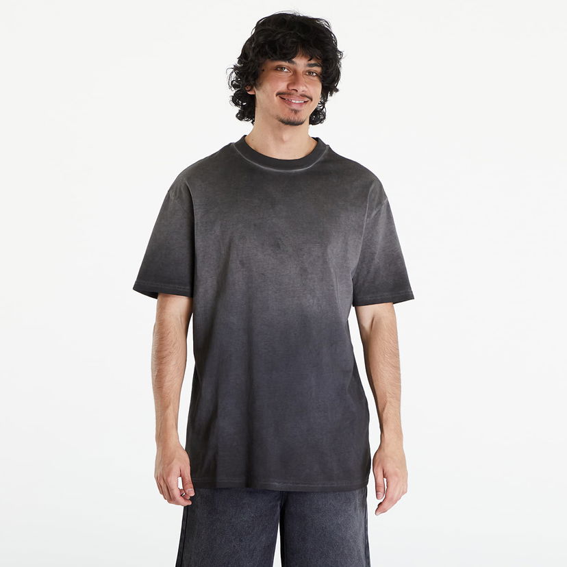 T-shirt Urban Classics Oversized Sun Bleached Tee Black Sort | TB6415-00007