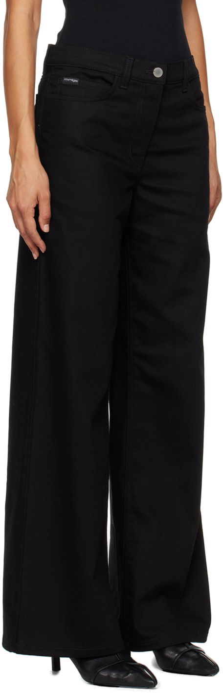 Bukser Courrèges Courrèges Hammer Baggy Jeans Sort | VESDPA253DE0020, 1