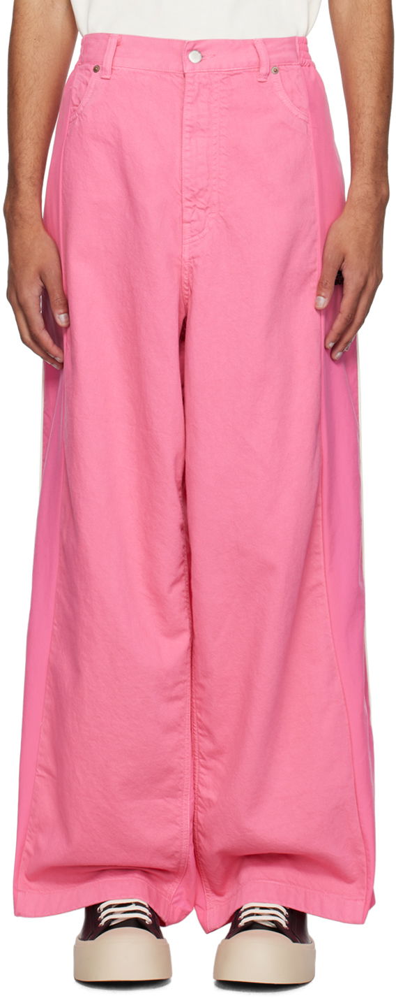 Bukser Ambush AMBUSH Paneled Jeans Lyserød | BMYB010S23DEN0013200, 0