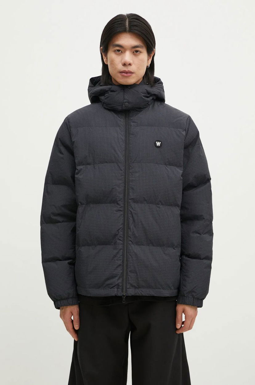 Puffer jakke WOOD WOOD Wood Wood Hen Ripstop Puffer Jacket Sort | 10325101.1629