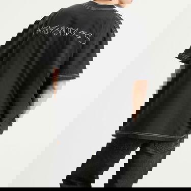T-shirt Acne Studios Acne Studios Eresa U Autograph Logo T-Shirt, Size X-Small Sort | CL0388-BM0, 3