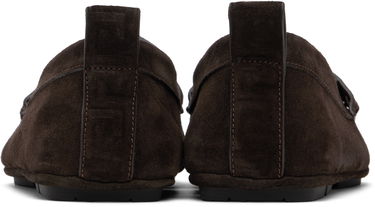 Sneakers og sko Versace Suede Driver Loafers Brun | 1017072_1A09892, 1