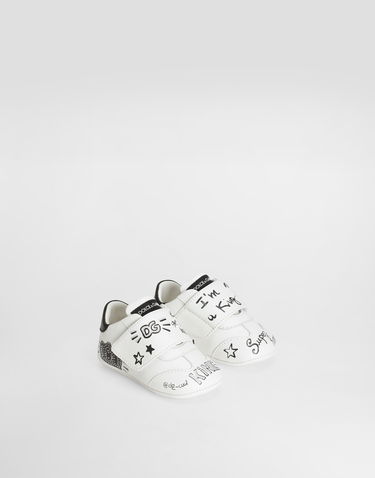 Tilbehør Dolce & Gabbana Dolce & Gabbana Printed Nappa Leather Hvid | DK0117AS827HWF57, 1
