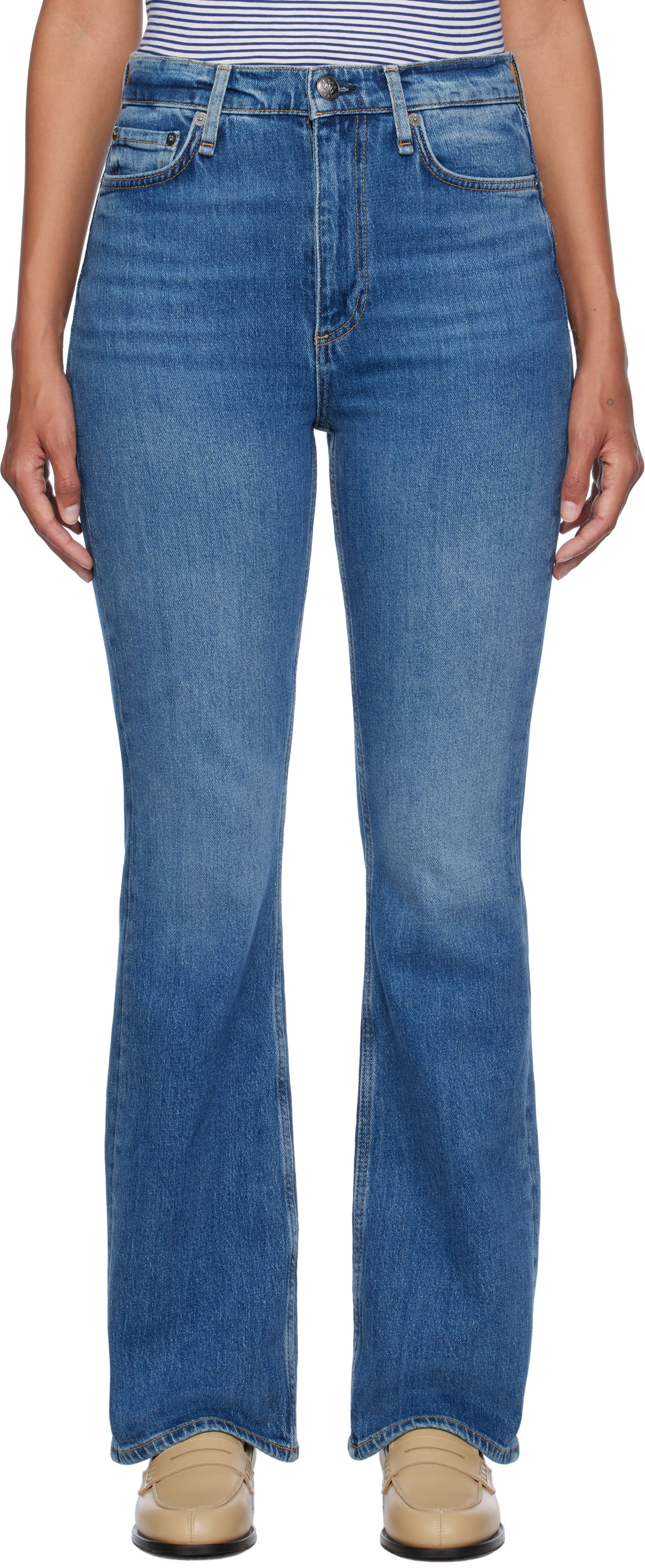Jeans rag & bone rag & bone Peyton Bootcut Jeans Blå | WDD24F2948B7AL, 0