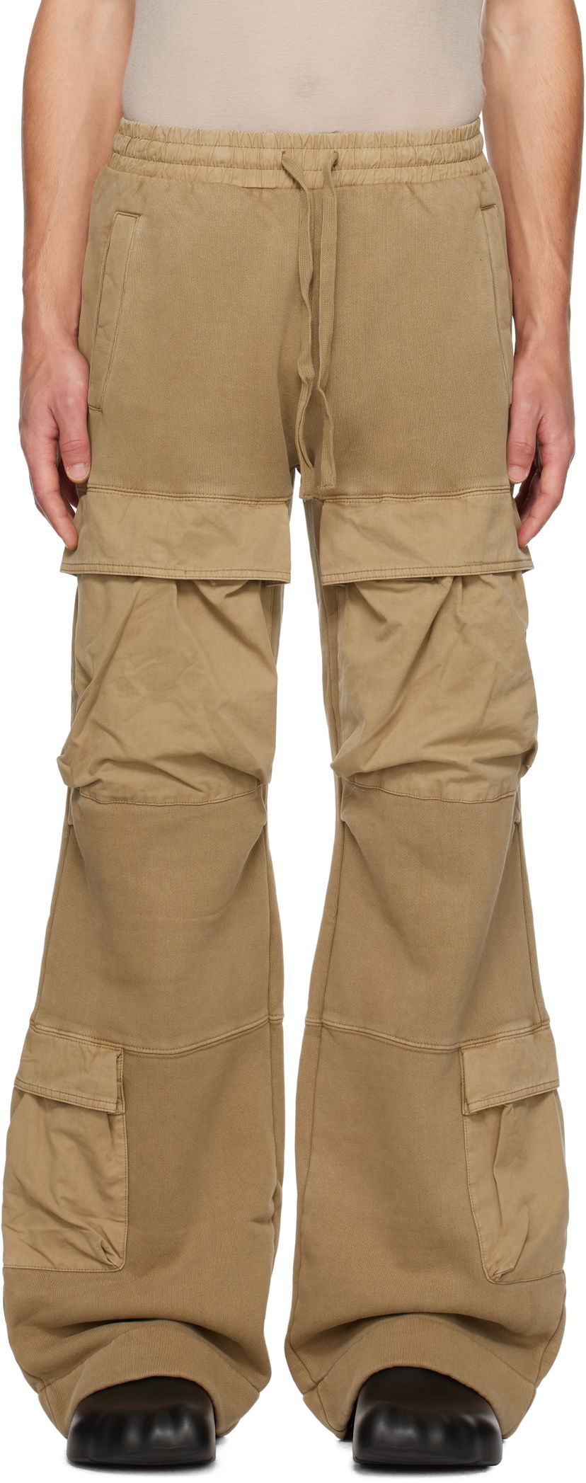 Cargo bukser Entire Studios Utility Cargo Pants Beige | ES2341CO
