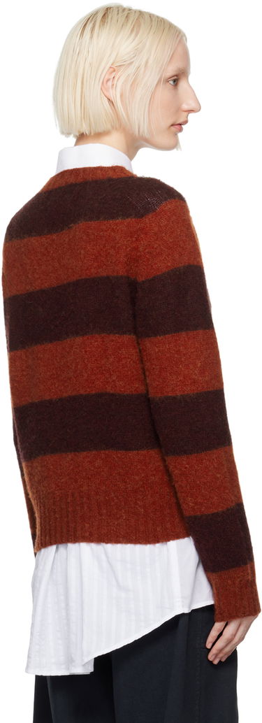 Sweater YMC YMC Jets Striped Wool Blend Sweater Rød | Q8XAB, 2