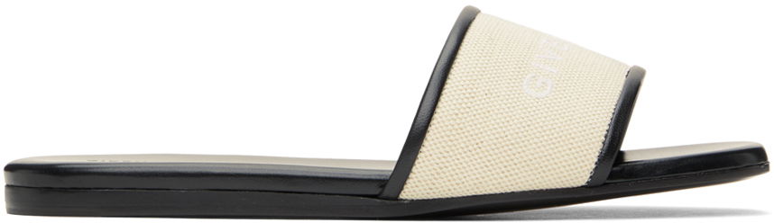 Tilbehør Givenchy Givenchy 4G Flat Sandals Beige | BE3086E24A257, 0