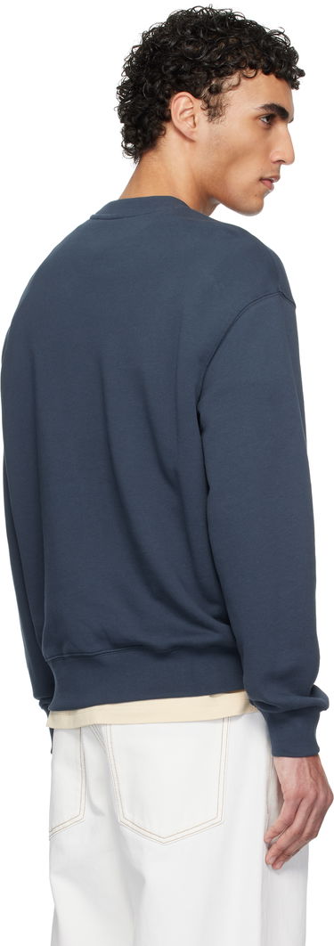 Sweatshirt MAISON KITSUNÉ Maison Kitsuné Speedy Fox Patch Comfort Sweatshirt Mørkeblå | MM00313KM0321, 2