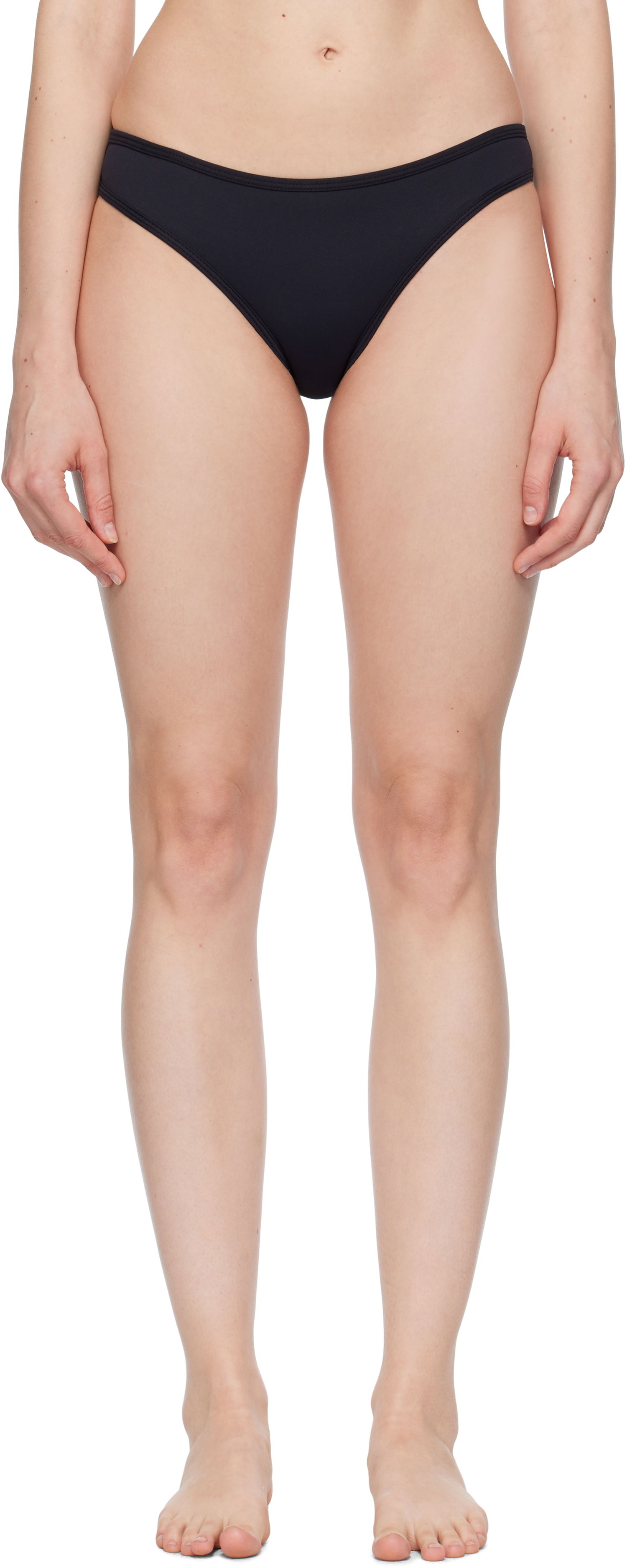 Badetøj Baserange Heart Bikini Bottom Sort | SWHSP-PA-SU25, 0