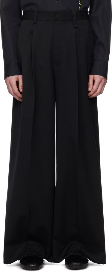Bukser Simone Rocha Simone Rocha Wide Leg Trousers Sort | 4118 1217, 0