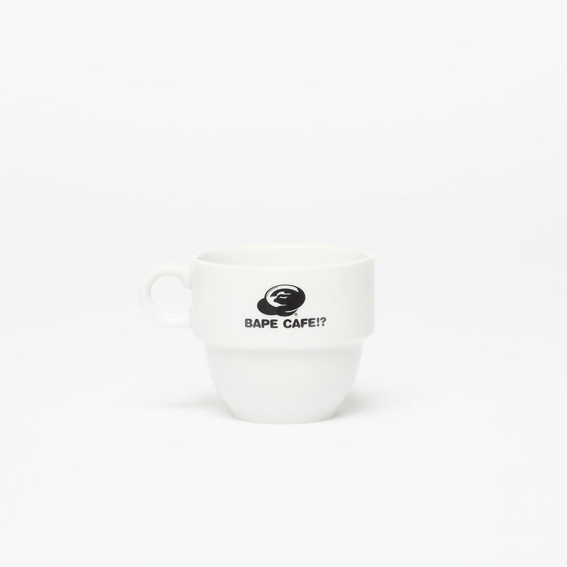 Tilbehør BAPE BAPE Cafe Stacking Mug Hvid | 001KAL301007MWHT