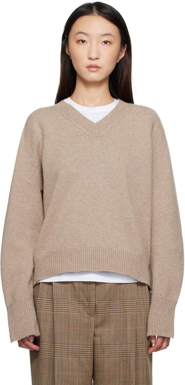 Sweater Róhe Róhe Sleeve Wrap Sweater Beige | 416-23-320, 0