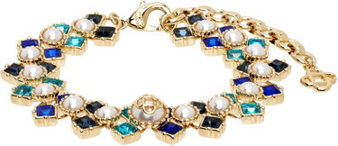 Armbånd Casablanca Crystal & Faux-Pearl Bracelet Metalisk | APS25-JW-231-03, 0